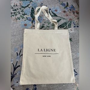 La Ligne Canvas Tote Bag New